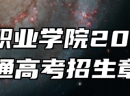 徽商职业学院2024年普通高考招生章程