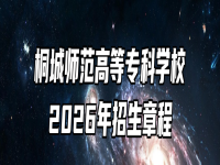 桐城师范高等专科学校2026年招生章程