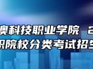 安徽中澳科技职业学院2024年高职院校分类考试招生章程