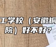 铜陵市理工学校（安徽铜陵技师学院）好不好？