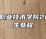 河北建材职业技术学院2024年招生章程