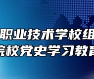 铜陵智通职业技术学校组织学习“职业院校党史学习教育成果展”