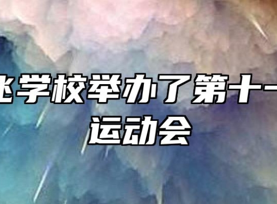 合肥腾飞学校举办了第十一届秋季运动会