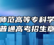 阜阳幼儿师范高等专科学校2024年普通高考招生章程