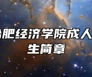 2024年合肥经济学院成人学历考试招生简章