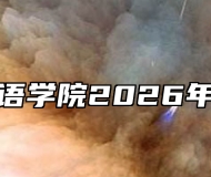 安徽外国语学院2026年招生章程