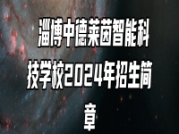  淄博中德莱茵智能科技学校2024年招生简章