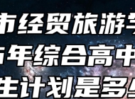 合肥市经贸旅游学校2026年综合高中班的招生计划是多少？