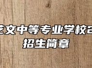 宿州市艺文中等专业学校2024年招生简章