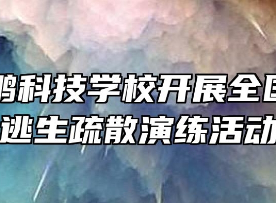 安徽兴鹏科技学校开展全国消防日逃生疏散演练活动