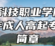 万博科技职业学院2023年成人高起专招生简章
