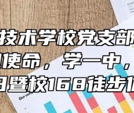 祁门永泰技术学校党支部开展“学四史，担使命，学一中，强作风”主题党日暨校168徒步体验活动