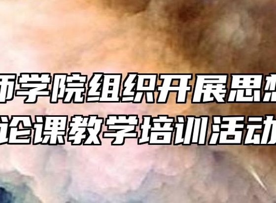 阜阳技师学院组织开展思想政治理论课教学培训活动