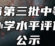 安徽省第三批中等职业学校办学水平评估结果公示