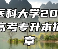 安徽医科大学2023年成人高考专升本招生简章