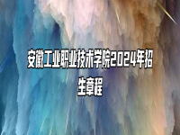 安徽工业职业技术学院2024年招生章程