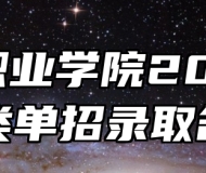 徽商职业学院2024年分类单招录取名单