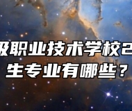 灵璧县高级职业技术学校2024年招生专业有哪些？
