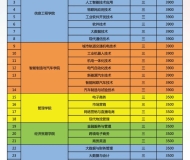 安徽工商职业学院2024年分类考试招生计划
