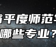 山东省平度师范学校有哪些专业？
