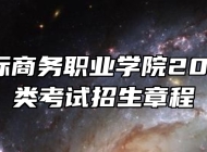 安徽国际商务职业学院2024年分类考试招生章程