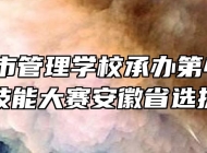 合肥城市管理学校承办第46届世界技能大赛安徽省选拔赛