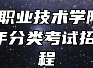 黄山职业技术学院2023年分类考试招生章程