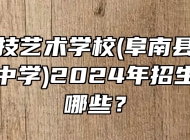 阜南科技艺术学校(阜南县柴集高级职业中学)2024年招生专业有哪些？