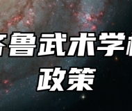 临淄齐鲁武术学校助学政策