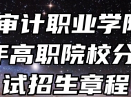 安徽审计职业学院2024年高职院校分类考试招生章程
