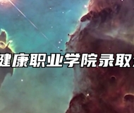  黄山健康职业学院录取分数线