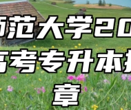 阜阳师范大学2023年成人高考专升本招生简章