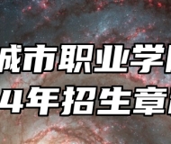 滁州城市职业学院2024年招生章程