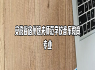 安徽省宿州逸夫师范学校音乐教育专业