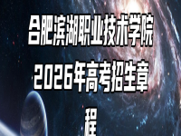合肥滨湖职业技术学院2026年高考招生章程