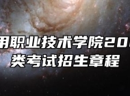 合肥通用职业技术学院2024年分类考试招生章程